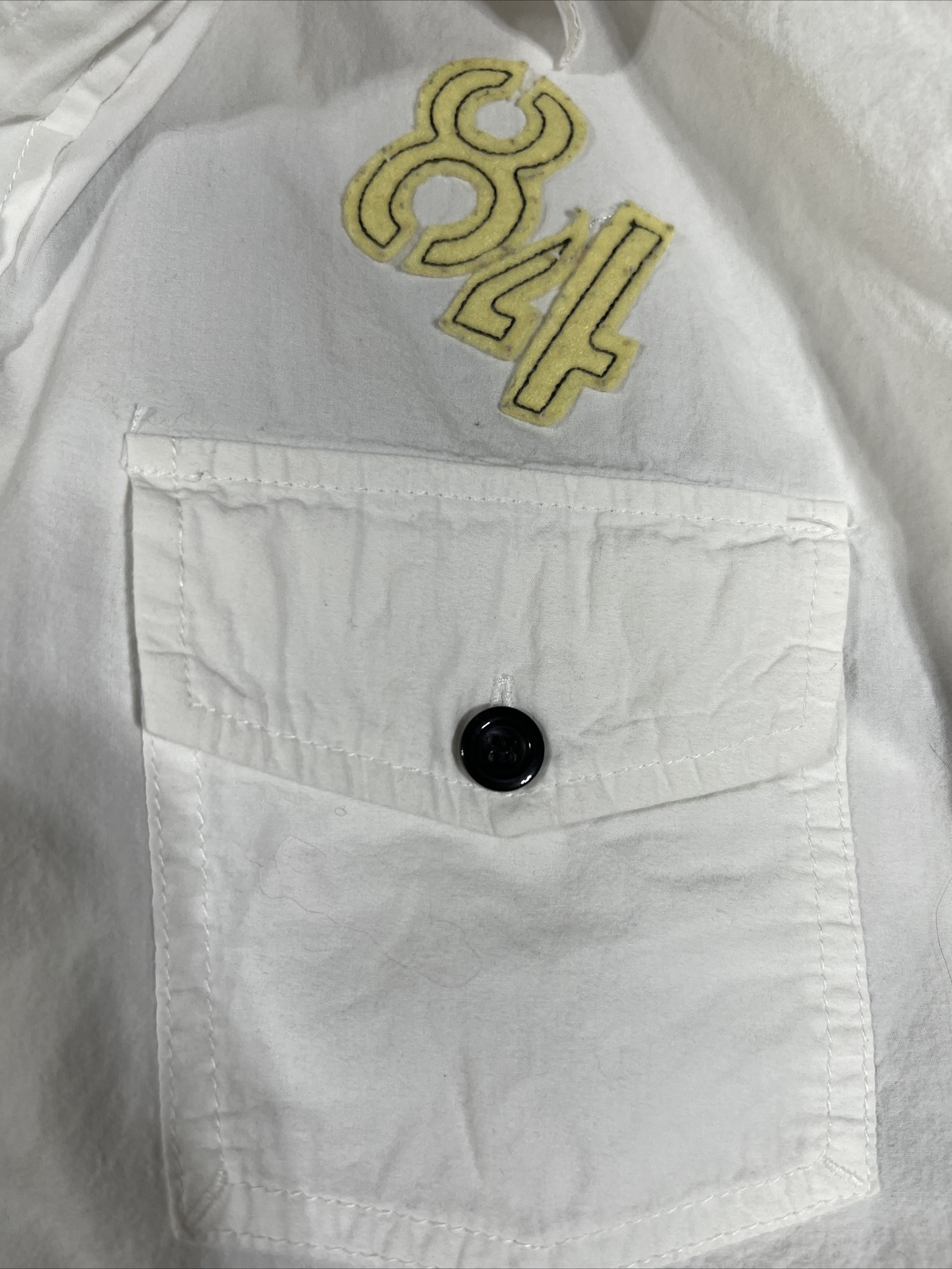 Songs of Freedom mens XL shirt Full Button Up Tab Sleeves Logo Motor City gallery