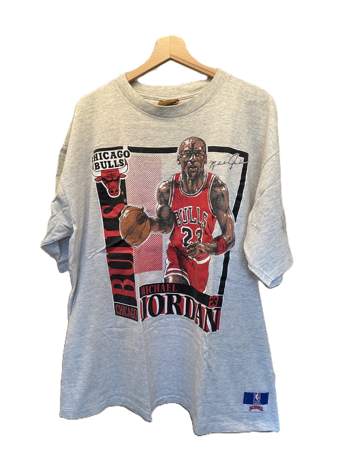 Vintage 90s Michael Jordan Bulls Shirt Lot Nutmeg Salem Starter Changes XL gallery