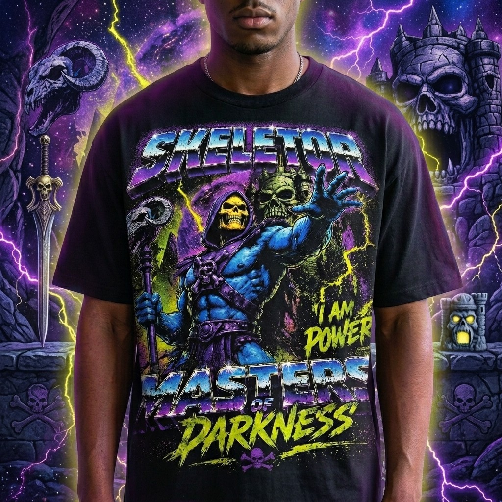 Skeletor Masters of the Universe TShirt | Vintage Villain Graphic Shirt gallery