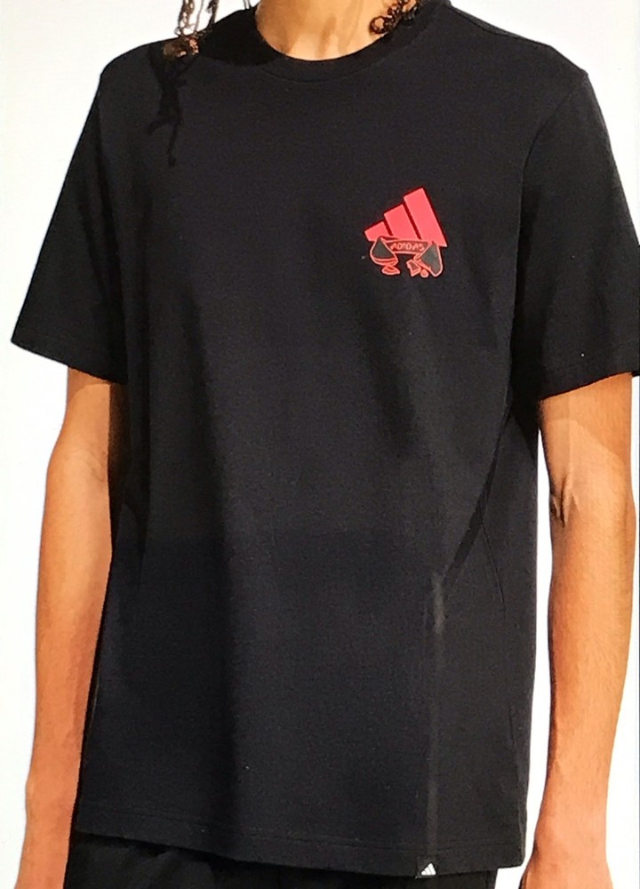 Adidas M Noodle Tee Multi Sport, Size S In Black