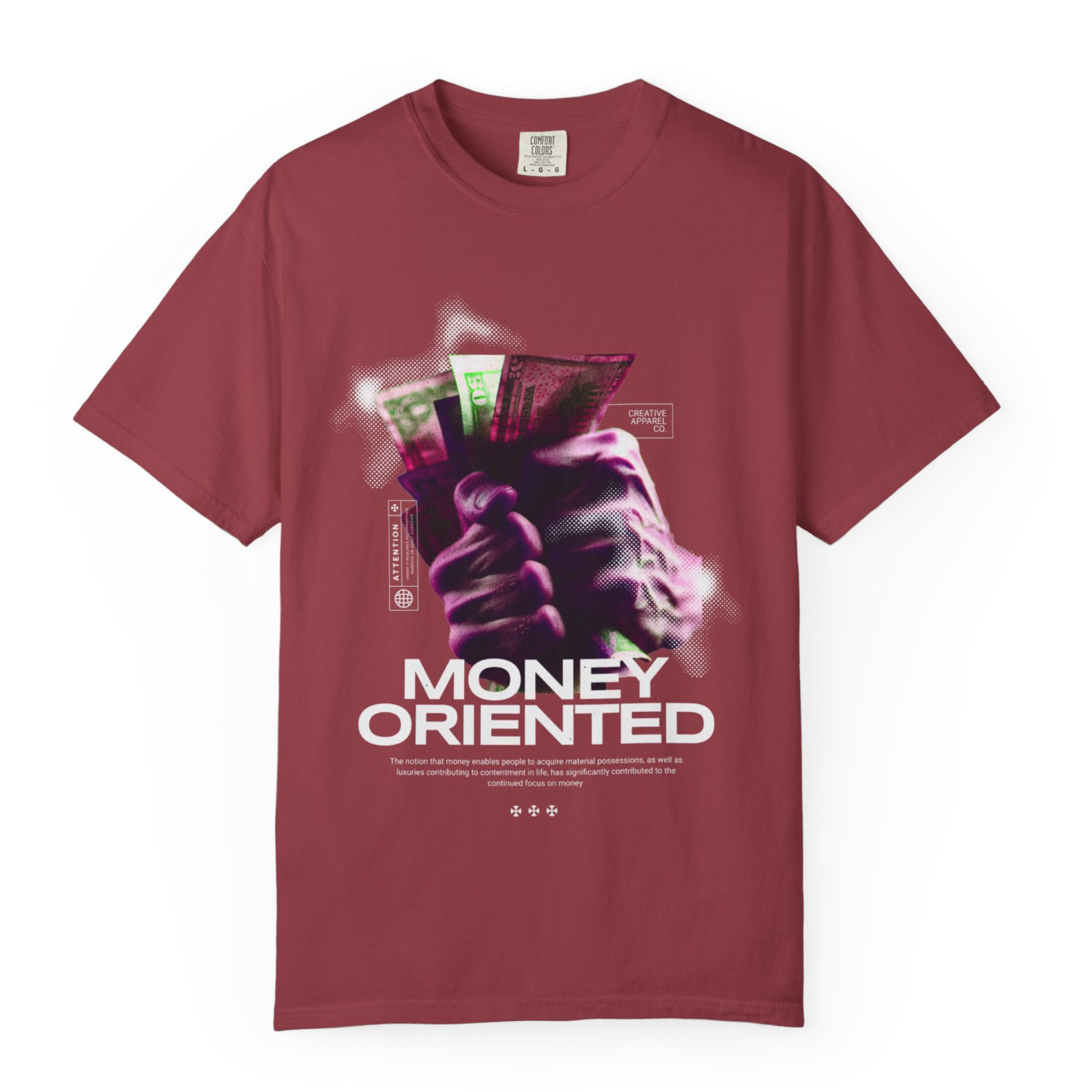 Money Oriented, Comfort Colors T Shirt, Graphic T Shirt, Unisex Streetwear Tee gallery