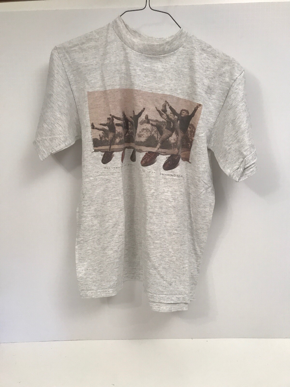 Vintage johnston and murphy gray t shirt medium Nemesis 90s