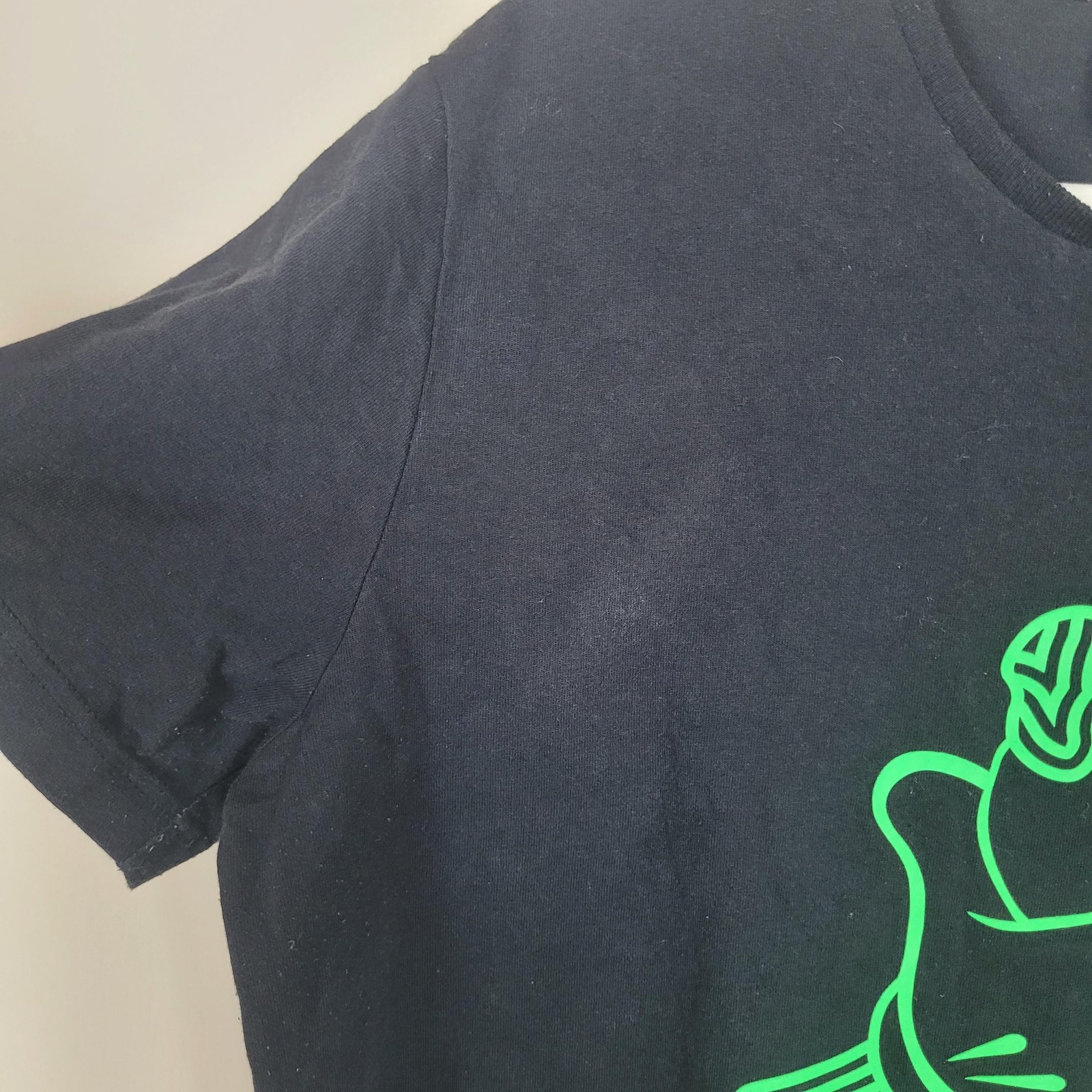 Iceberg T-Shirt Mens Large Black Neon Green Mickey Mouse Disney Cartoon Graphic gallery