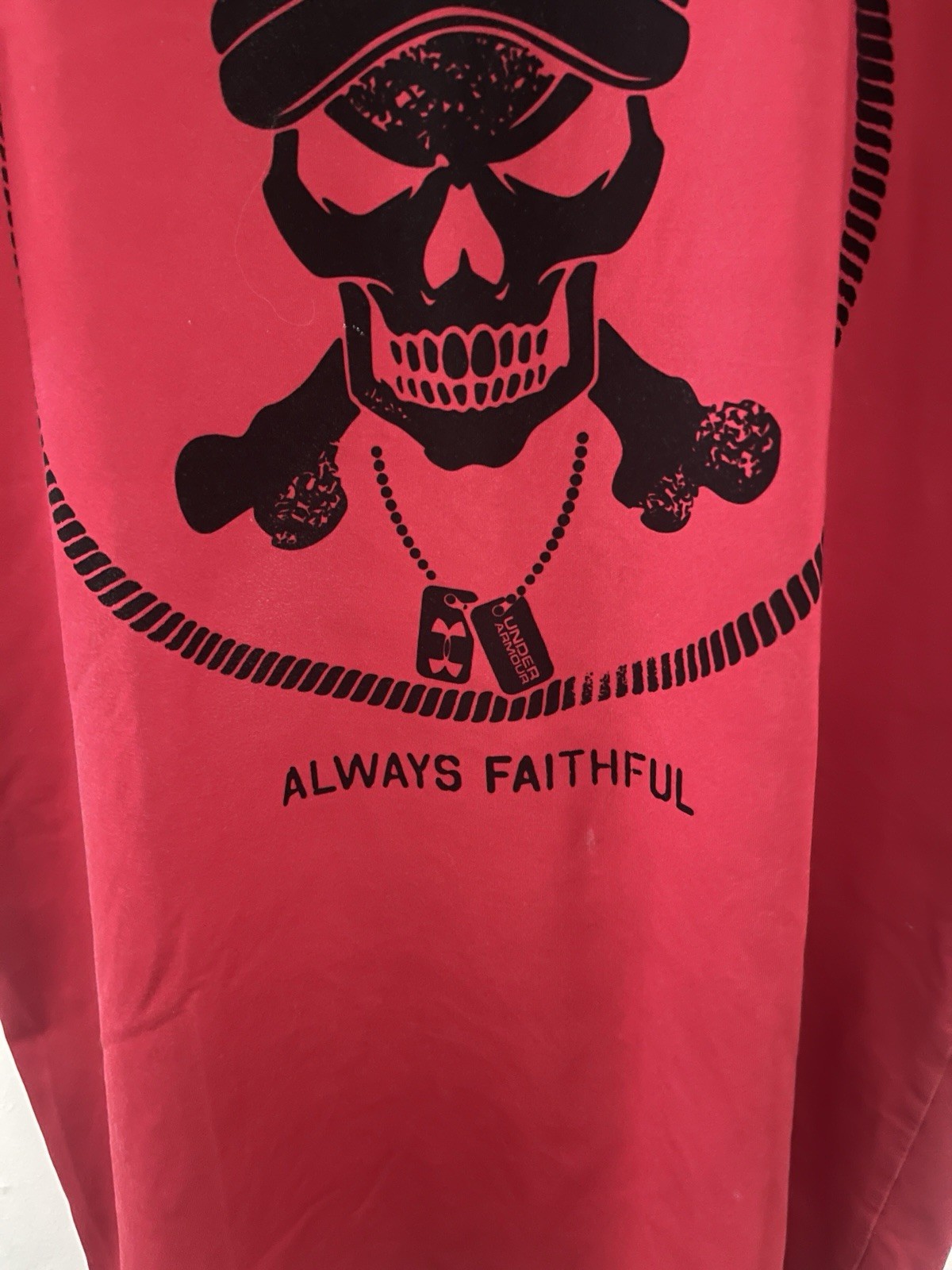 Under Armour US Marine red tshirt size XL Red And Black gallery