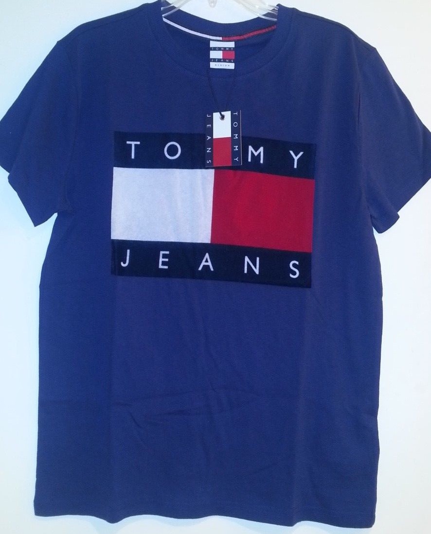 RARE Tommy Hilfiger 90s Swag NWT TH Flag SHIRT + Spell Out Logo HAT Gift LIMITED gallery