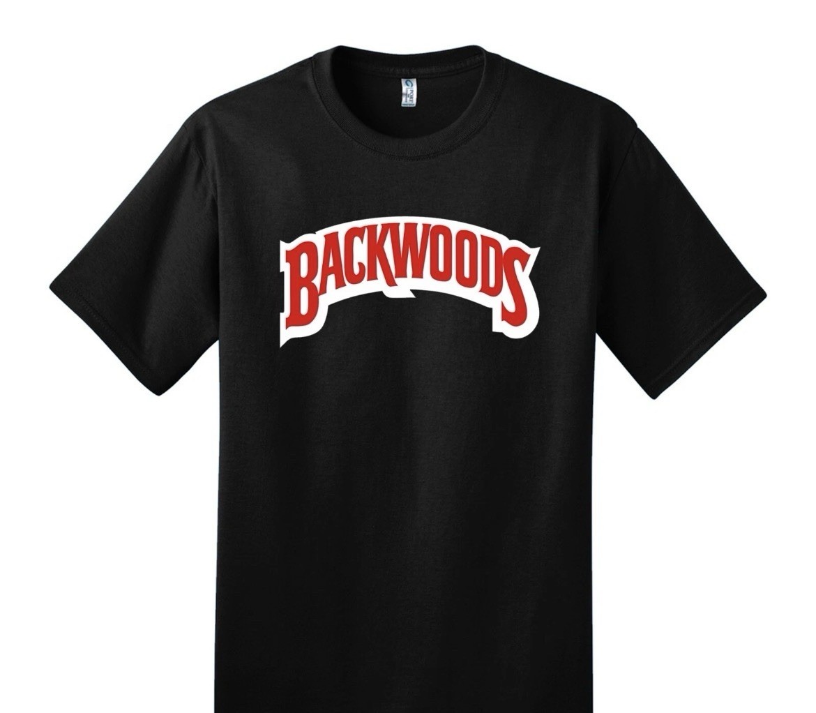 Backwoods Cigar Logo Black T-Shirt | Size: Medium | NEW
