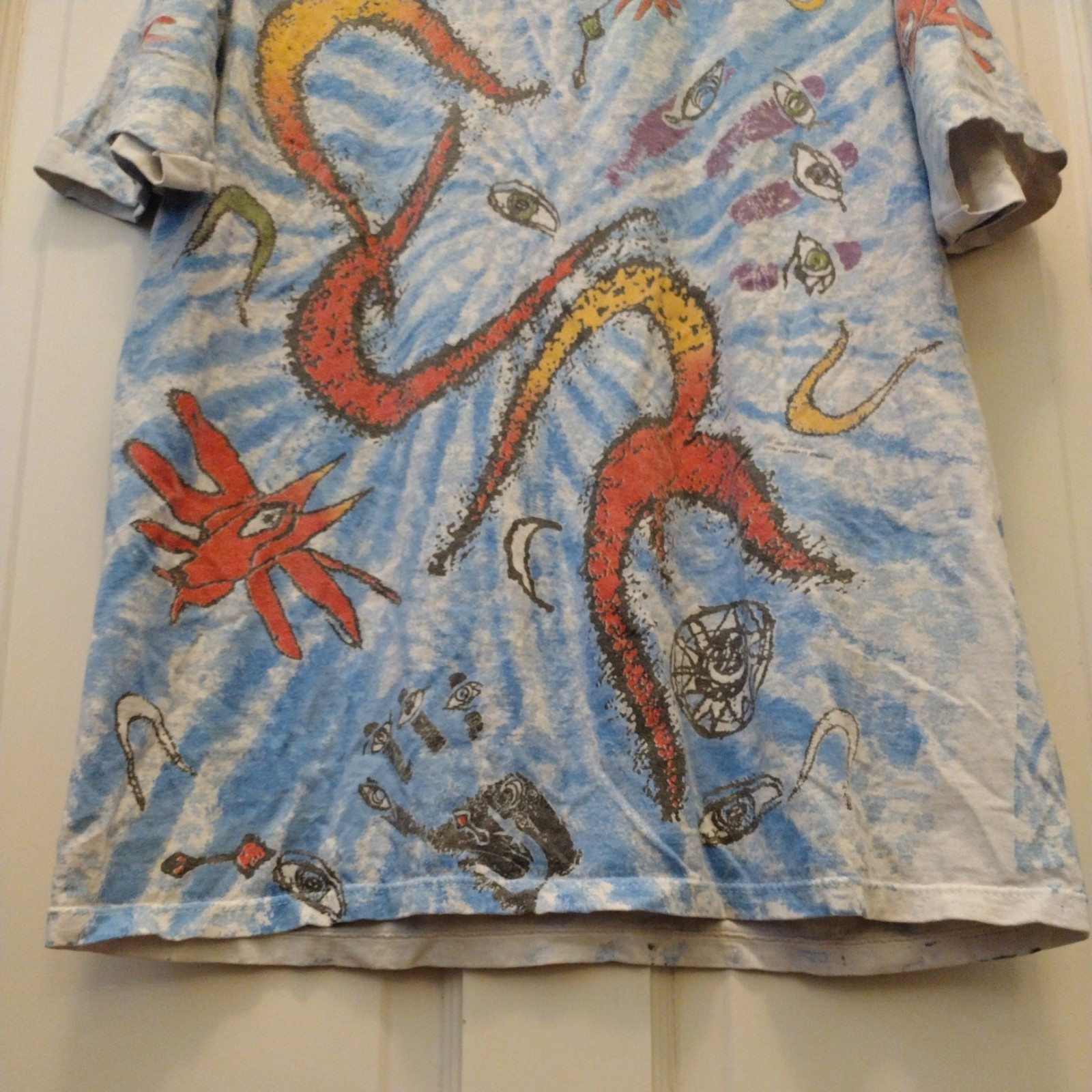 THE CURE Vintage 1992 Single Stitch AOP Tour Tshirt Double Sided Wild Oats Tag gallery