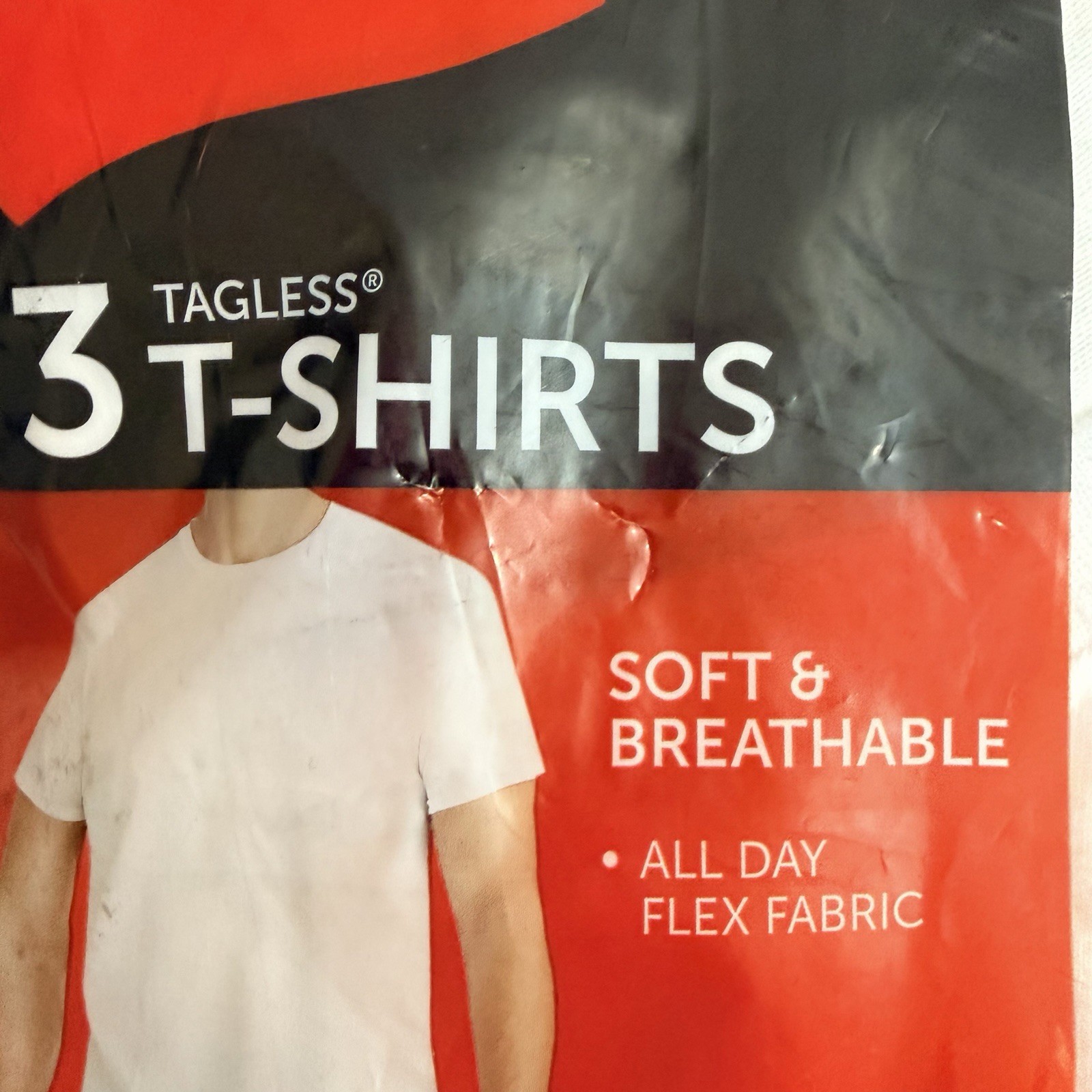 Hanes Men’s 3 Soft & Breathable Wicking Cool Comfort White T-Shirts Med gallery