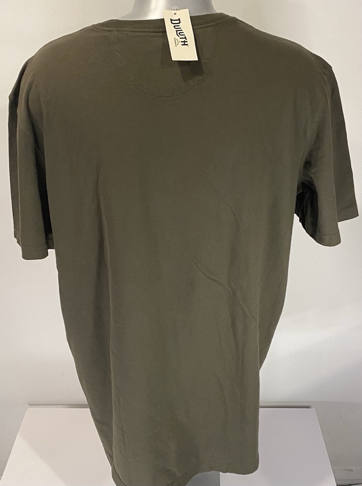 Duluth Trading Mens XL Standard Fit Longtail T-Shirt Short Sleeve Tee Olive New gallery