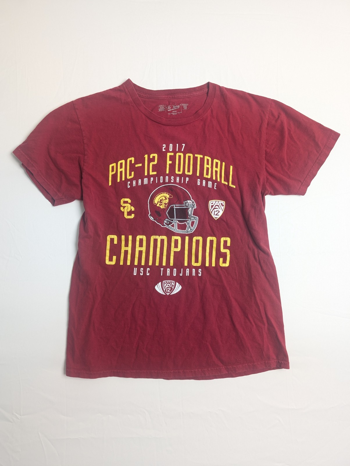 USC Trojans T Shirt Mens Medium Pac 12 Football Champions 2017 The Victory Red gallery