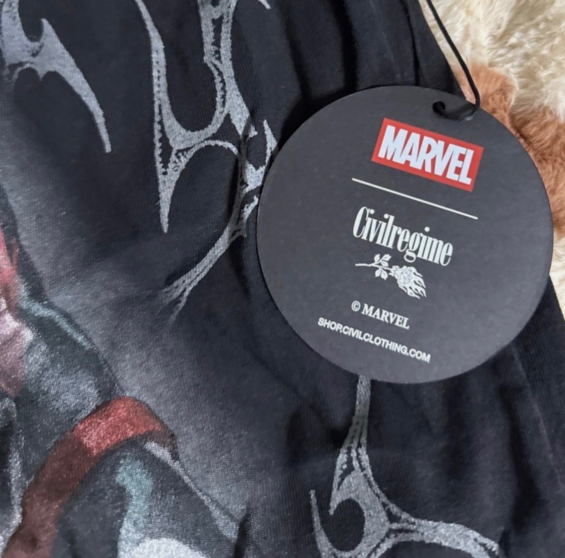 Civil Regime x Marvel Avengers Thor T Shirt Medium Black Graphic Streetwear Tee gallery