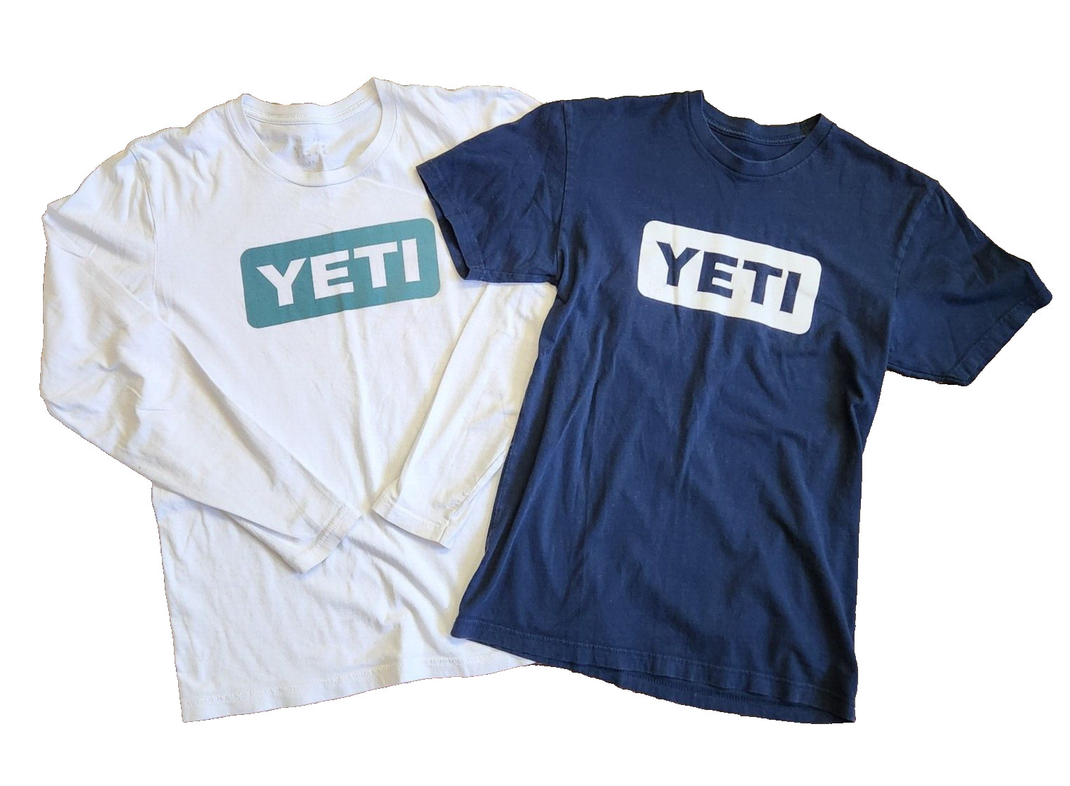 2 YETI Mens T Shirts Size Small Outdoor Lifestyle Logo American Workwear Outdoor gallery