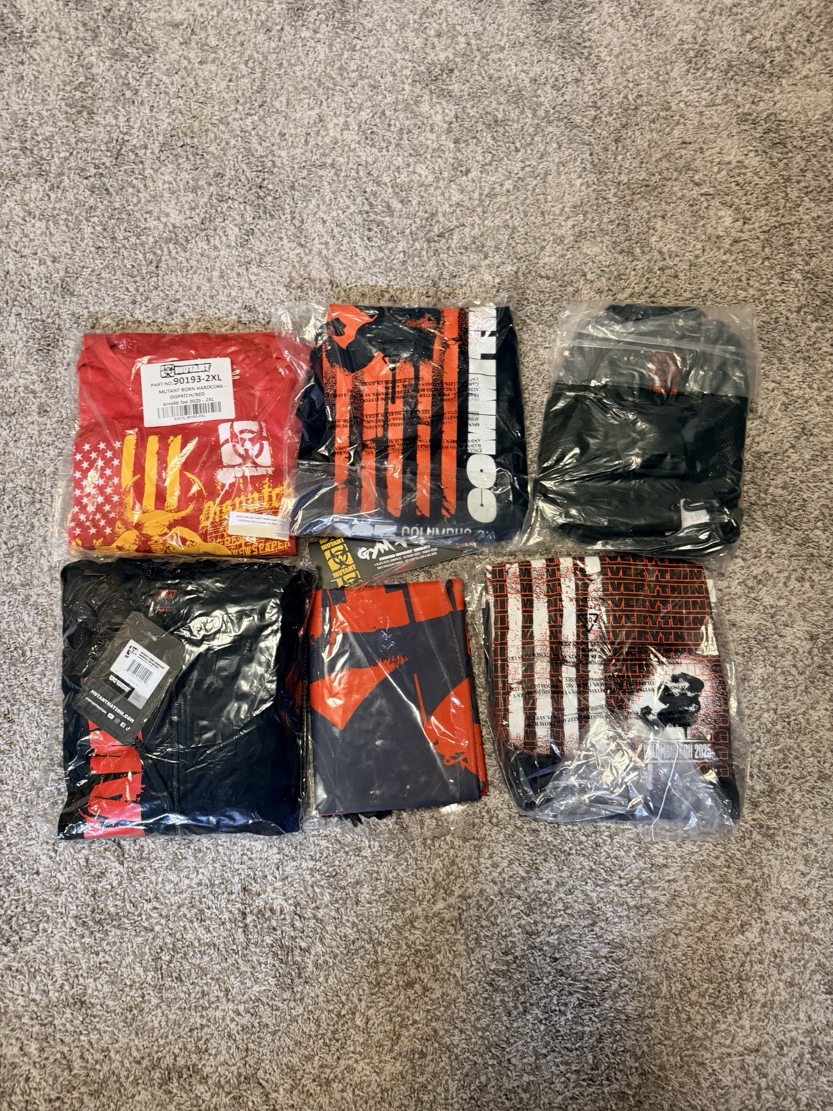 Mutant Nutrition Merch Lot XL, 2XL Shirts, Hoodie, Bag, Flag