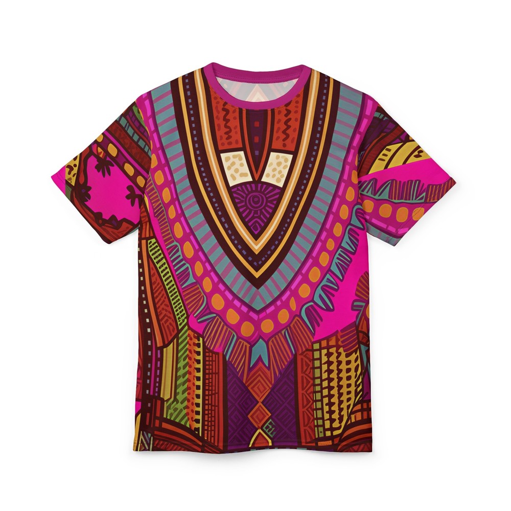 African Tribal Dashiki Pattern Tee | All-Over Print