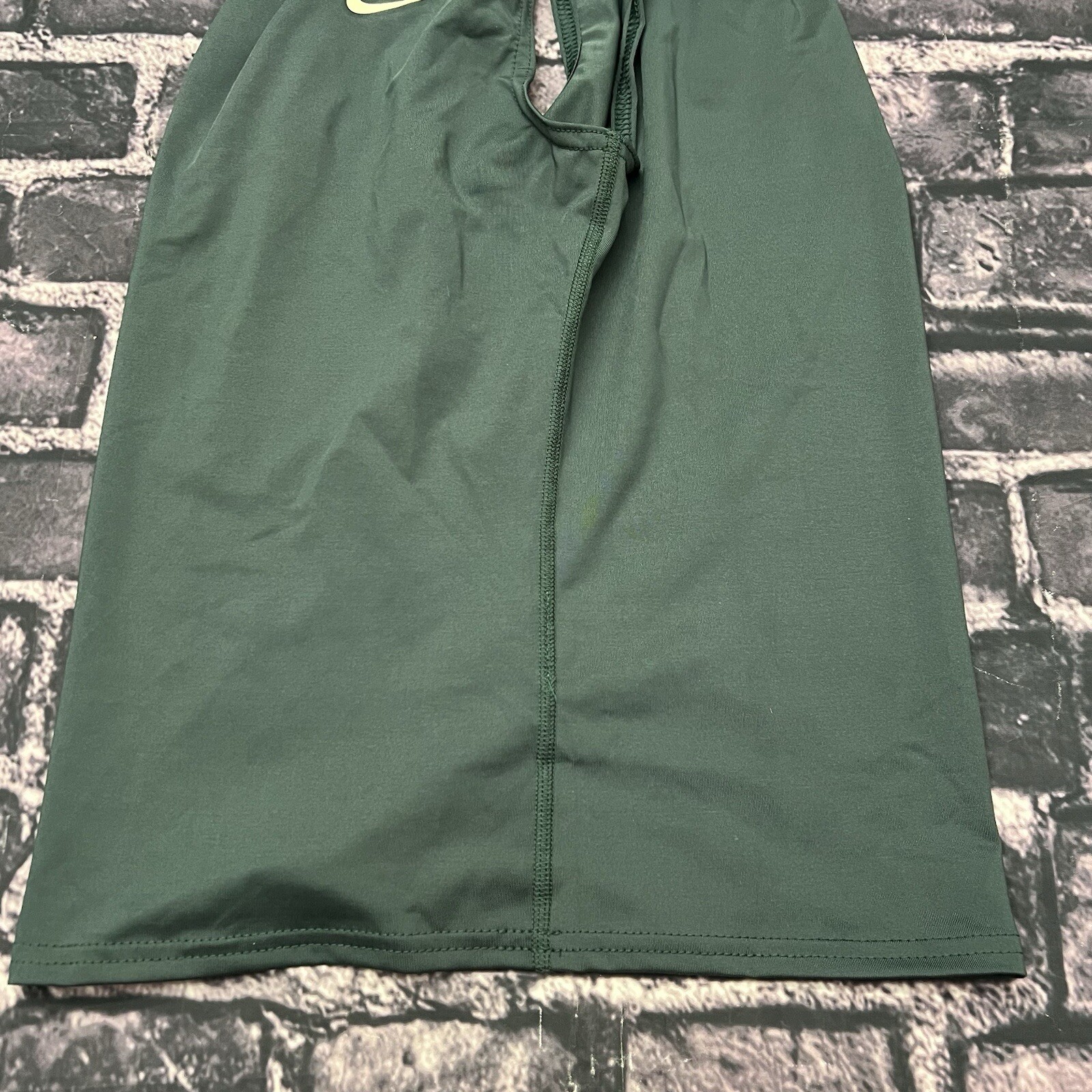 Nike Pro NFL Football Dri-Fit Sleeveless Shirt Men's XL Skin Tight Green NEW gallery