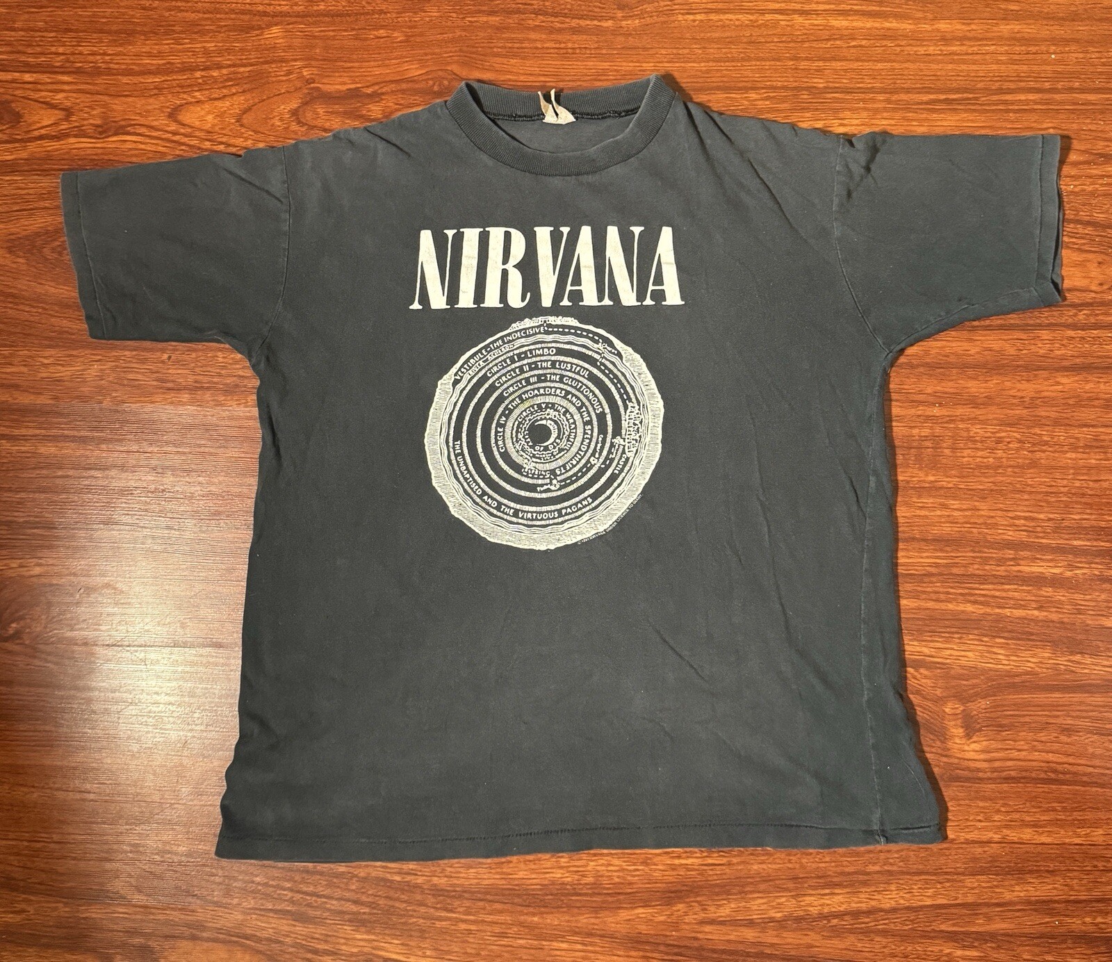 Vintage 1991 Nirvana “Vestibule” T-shirt: First Edition (DETAILS IN DESCRIPTION)