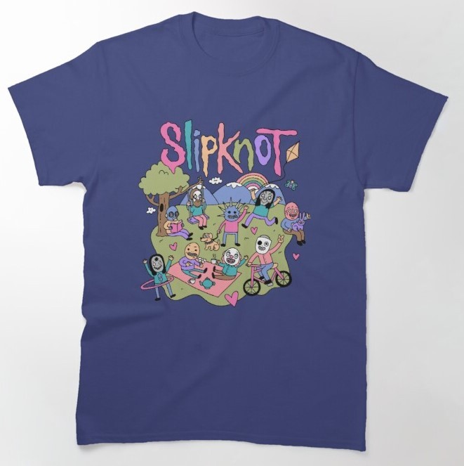 Slipknot Cartoon Characters Happy Nature Fun Unisex T-Shirt gallery