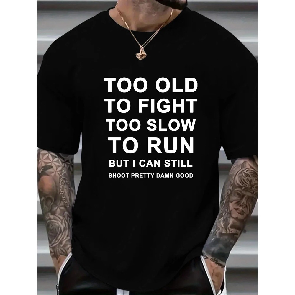 Plus Size Mens Crew Neck Short Sleeve T-Shirts – Breathable Slight Stretch