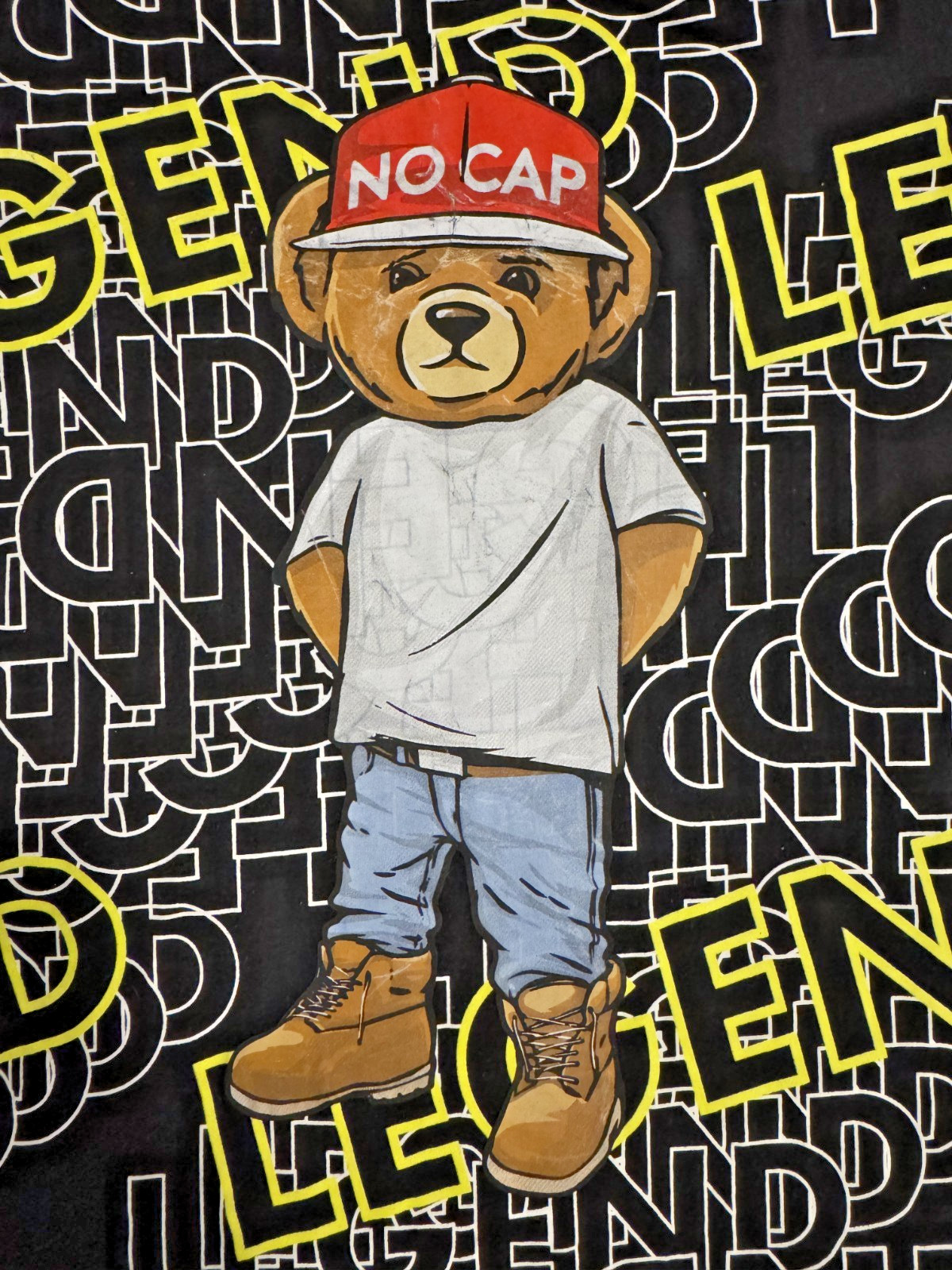 Launder Legend No Cap Bear T-Shirt ( Men's M) gallery