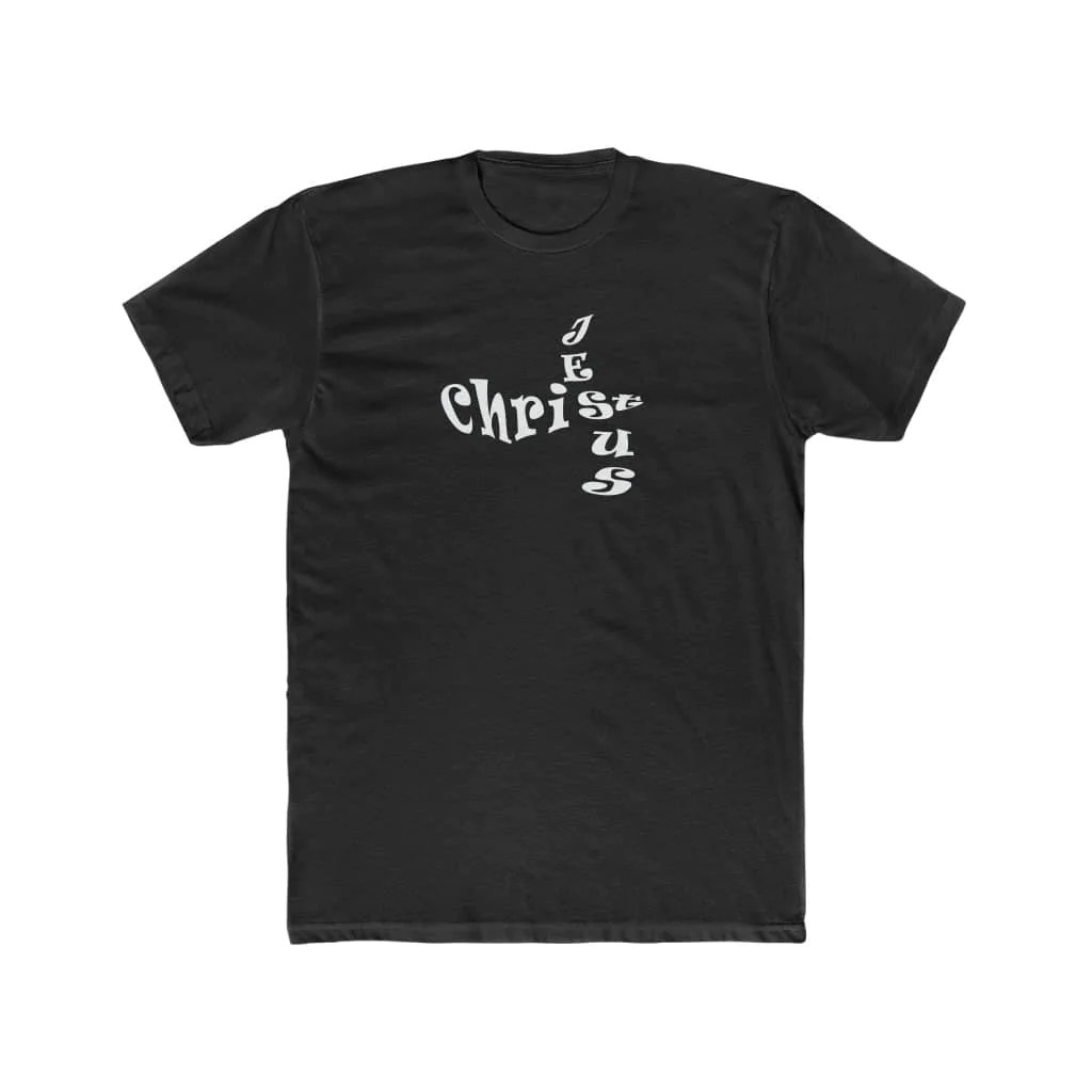 Next Level 3600 Soft Cotton Tee "Jesus Christ" White Font sp gallery