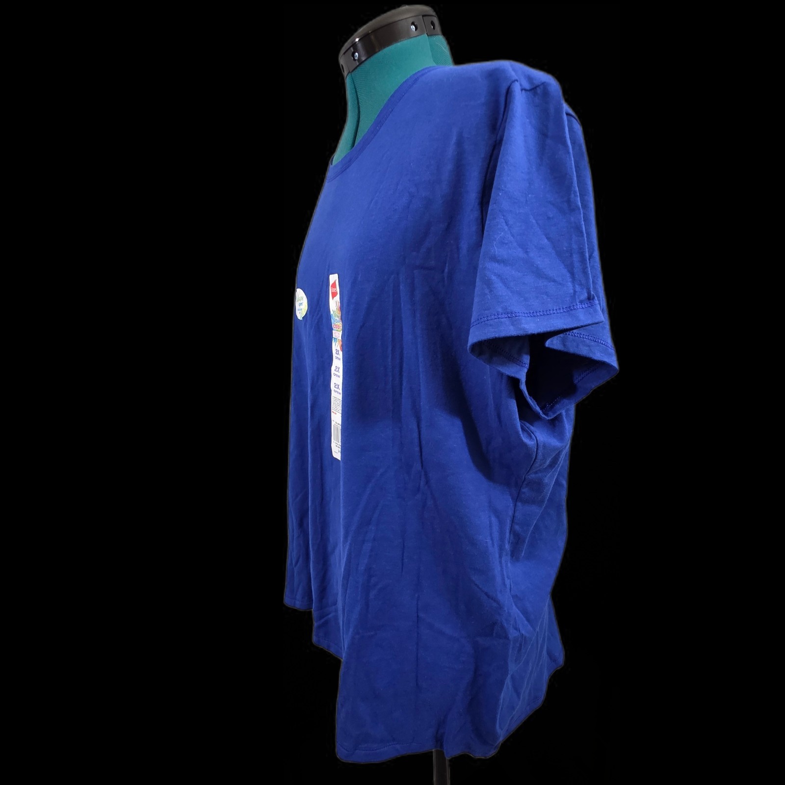 Hanes Men's Short Sleeve Blue T-Shirt Crewneck ComfortBlend Sz - 2XL gallery