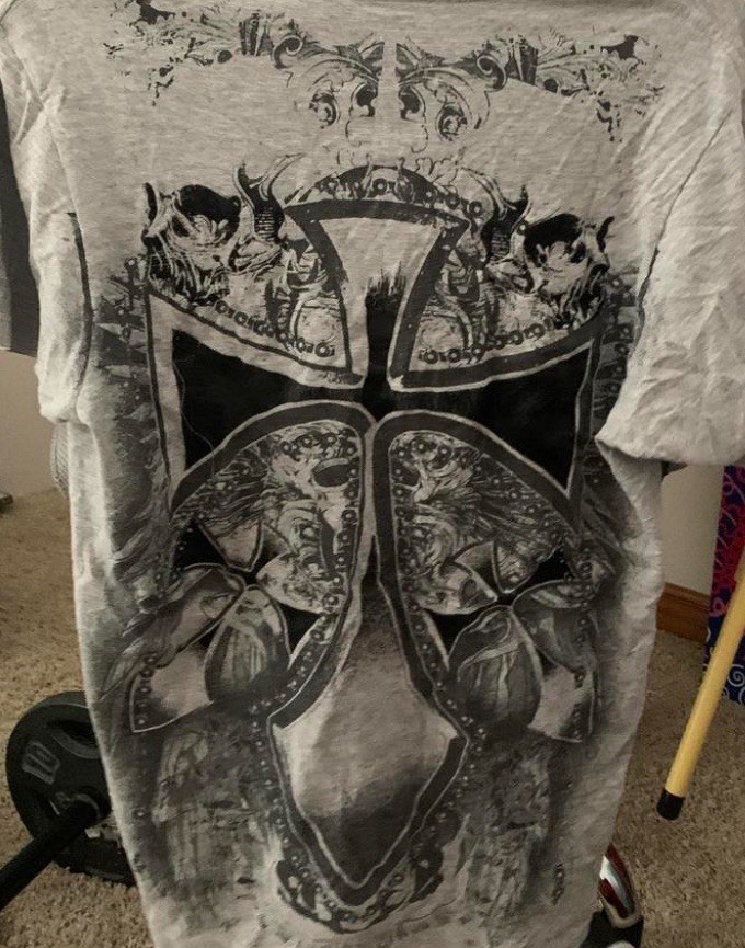 Raw Uncut Affliction Like Graphic Vintage Shirt Small gallery