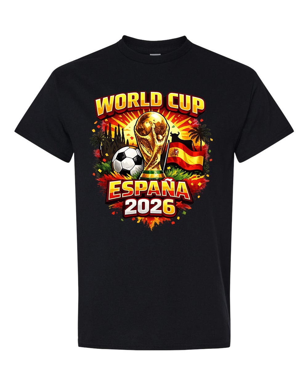 Spain Soccer 2026 World Cup Style Unisex T-Shirt German Fan Shirt Football gallery