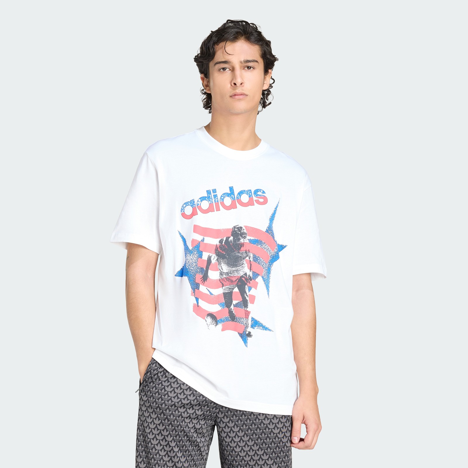 adidas men Archive Soccer Stars Graphic Tee gallery