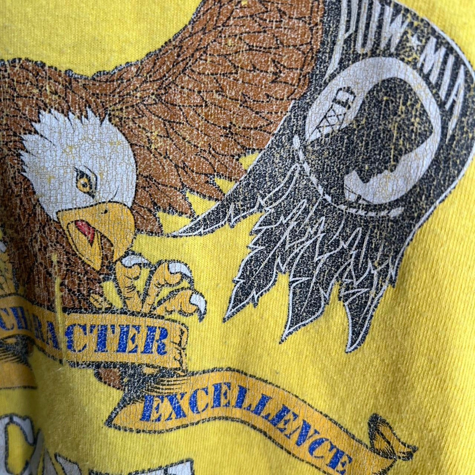 Vintage Second to None USA Veteran US Eagle POW MIA War Flag Military RARE gallery