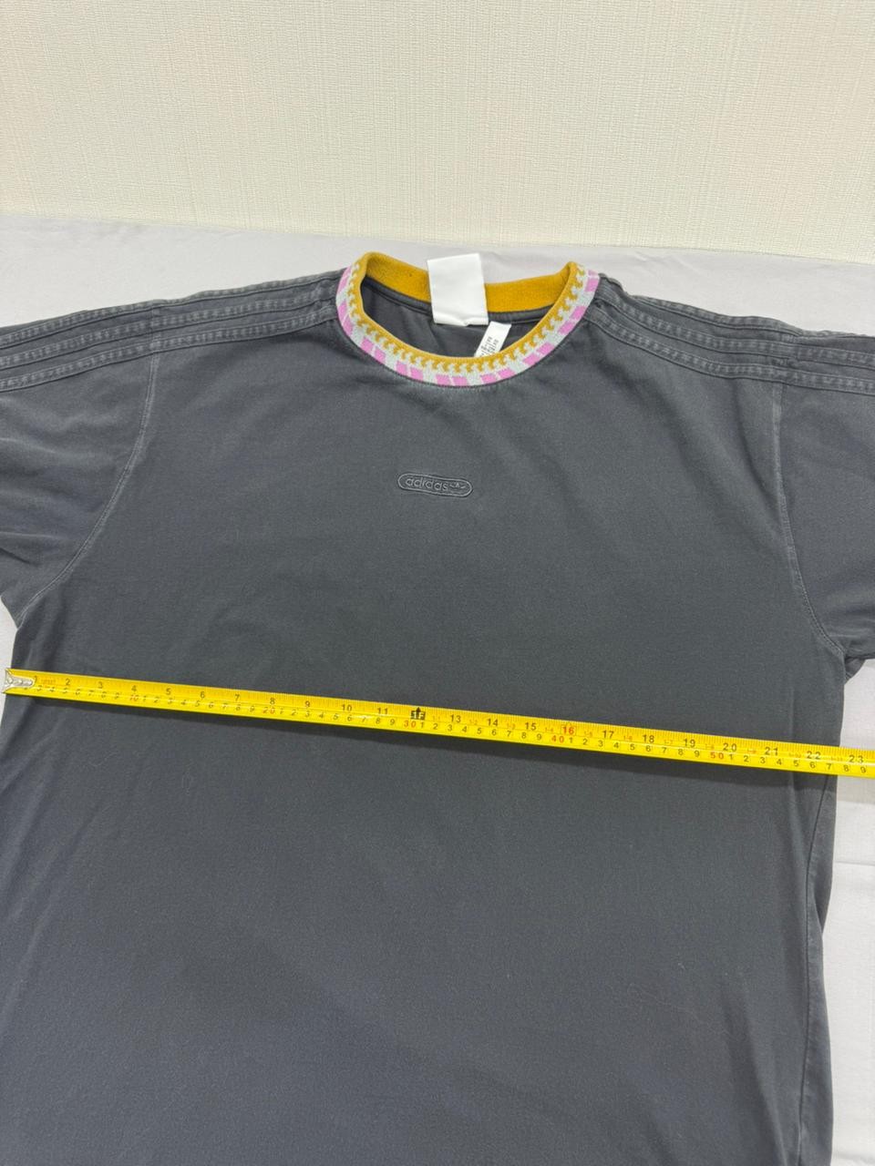 Adidas T Shirt Mens XL Black Striped Short Sleeve Crew Neck gallery