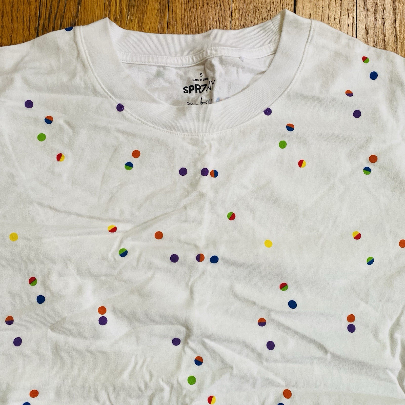 MAX BILL x SPRZ NY x Uniqlo Rare Shirt Cubes Size S NEW White Modern Art gallery