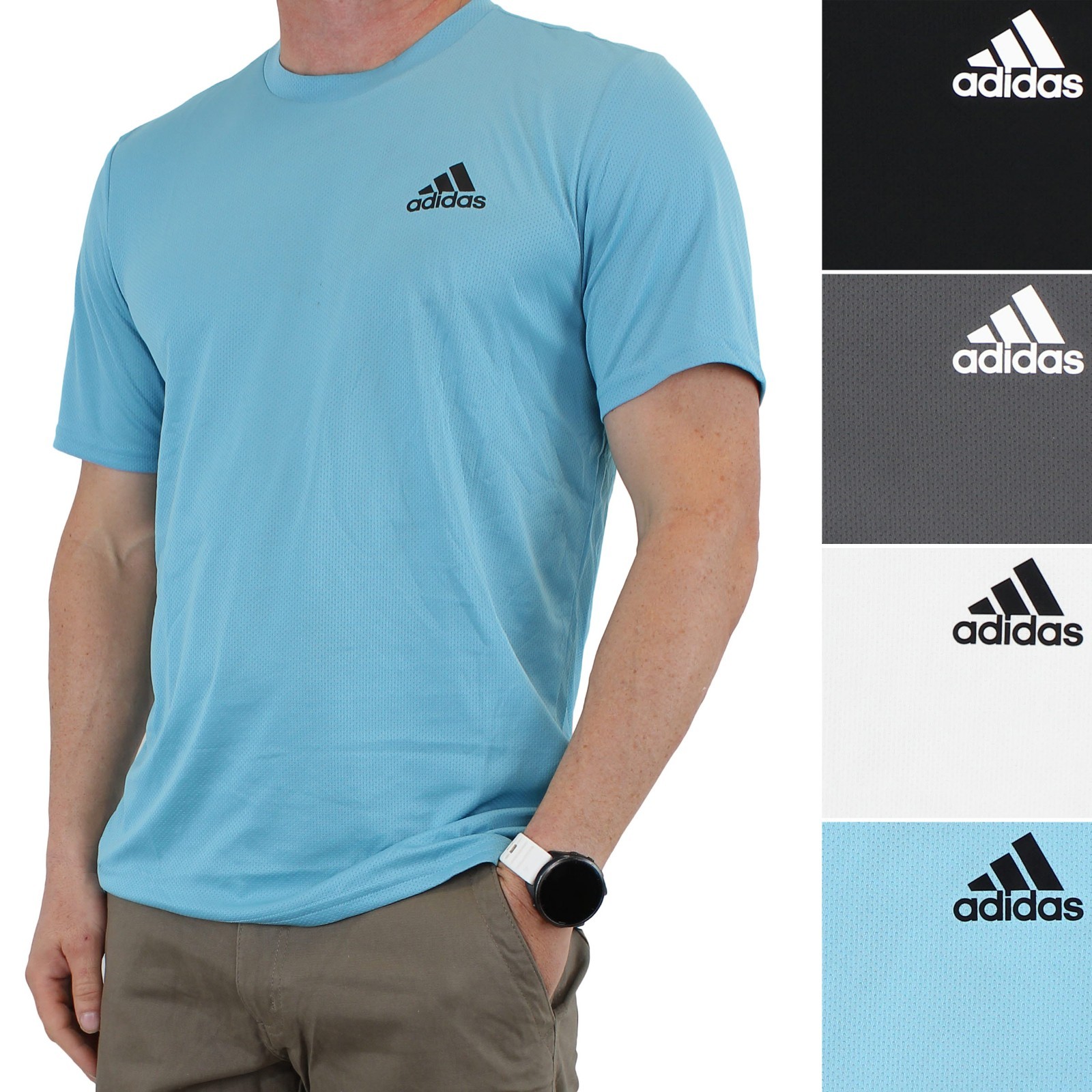 Adidas Men’s D4M Aeroready Shirt Short Sleeve Regular Fit Workout Tee