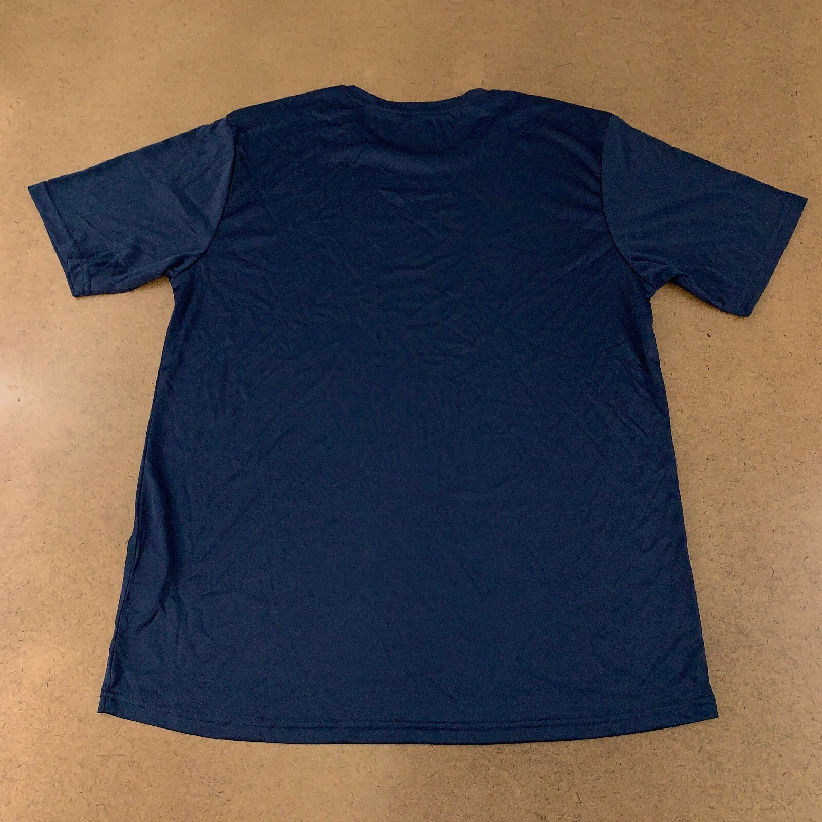 Epic Sports Adult Size Medium Navy Blue Short Sleeve Crew Neck Performance Tee gallery