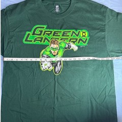 Green Lantern DC Comics Graphic T-Shirt XL Green Hanes Graphitti 2011 Hal Jordan