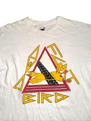 Vintage 90s Def Leppard DEAD FLAT BIRD Very Rare Graphic 1990 T-Shirt XL White