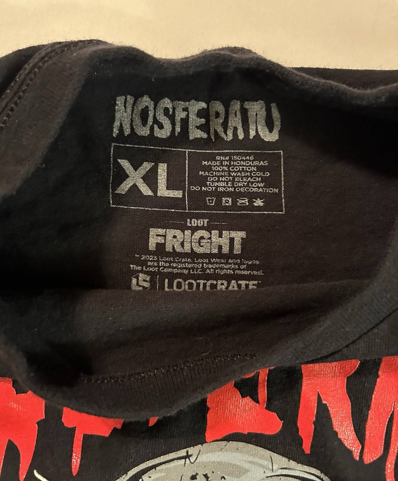 Nosferatu Horror Movie Art Tshirt XL gallery
