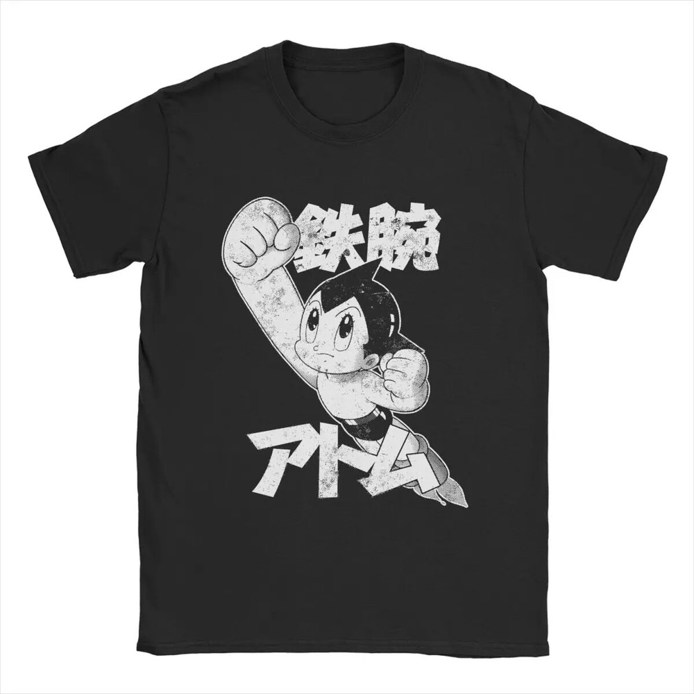Mighty Atom Astro Boy Men’s T Shirts Anime Funny Tee Shirt Short Sleeve