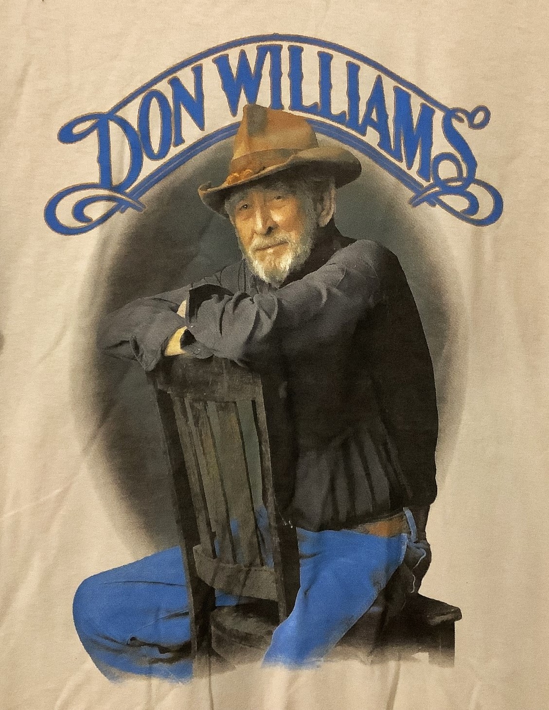 Don Williams The Gentle Giant Country Music Singer Double Sided T Shirt Size XL gallery
