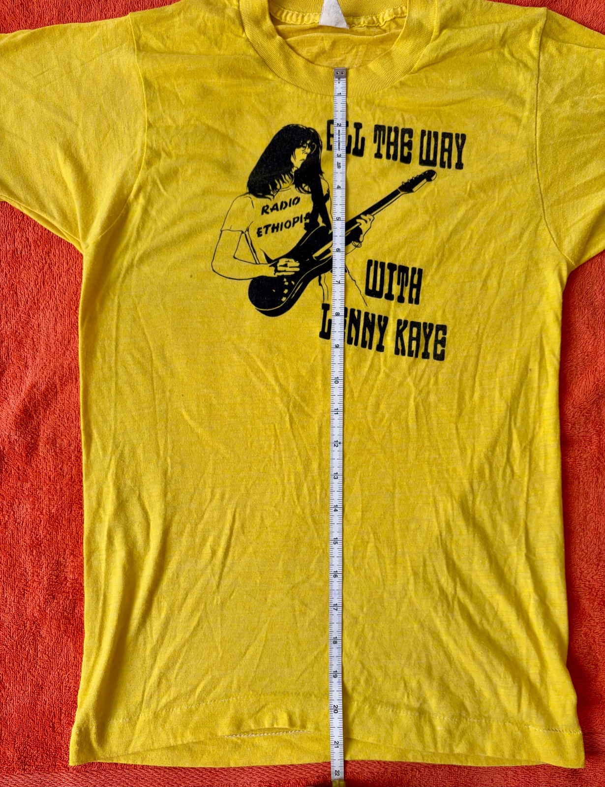 All The Way With LENNY KAYE T-Shirt VINTAGE Patti Smith Radio Ethiopia PUNK gallery