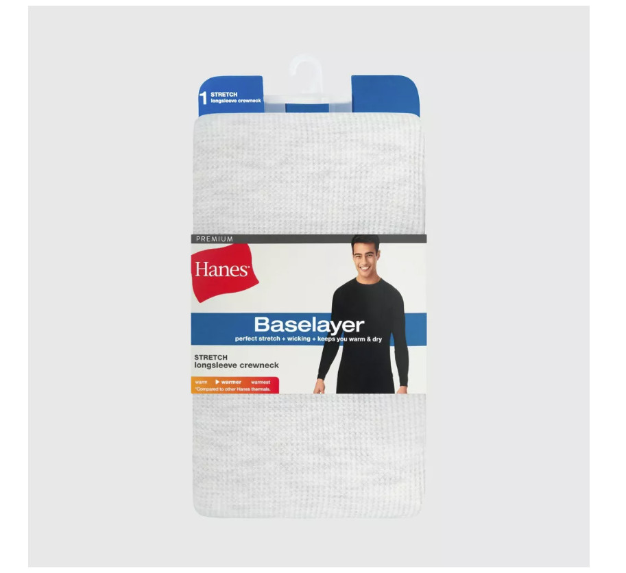 Hanes Men's Waffle Knit Thermal Shirt Long Sleeve gallery