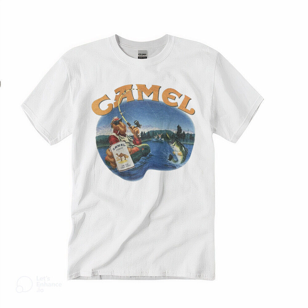 VTG Camel Smokin Joe Fly Fishing T-Shirt, Size S-5XL gallery