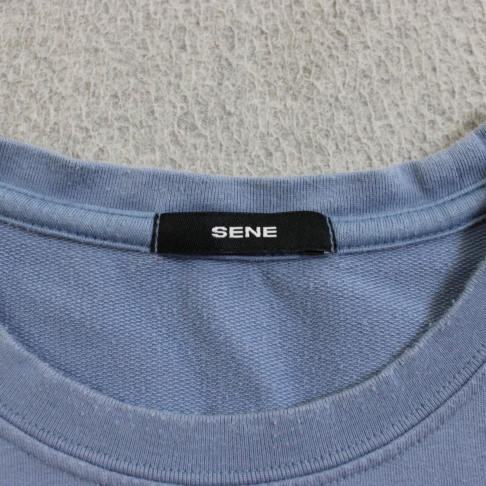 SENE Shirt Mens XL Blue Troy Hyde Supima Cotton Stretch Made USA Quiet Luxury gallery