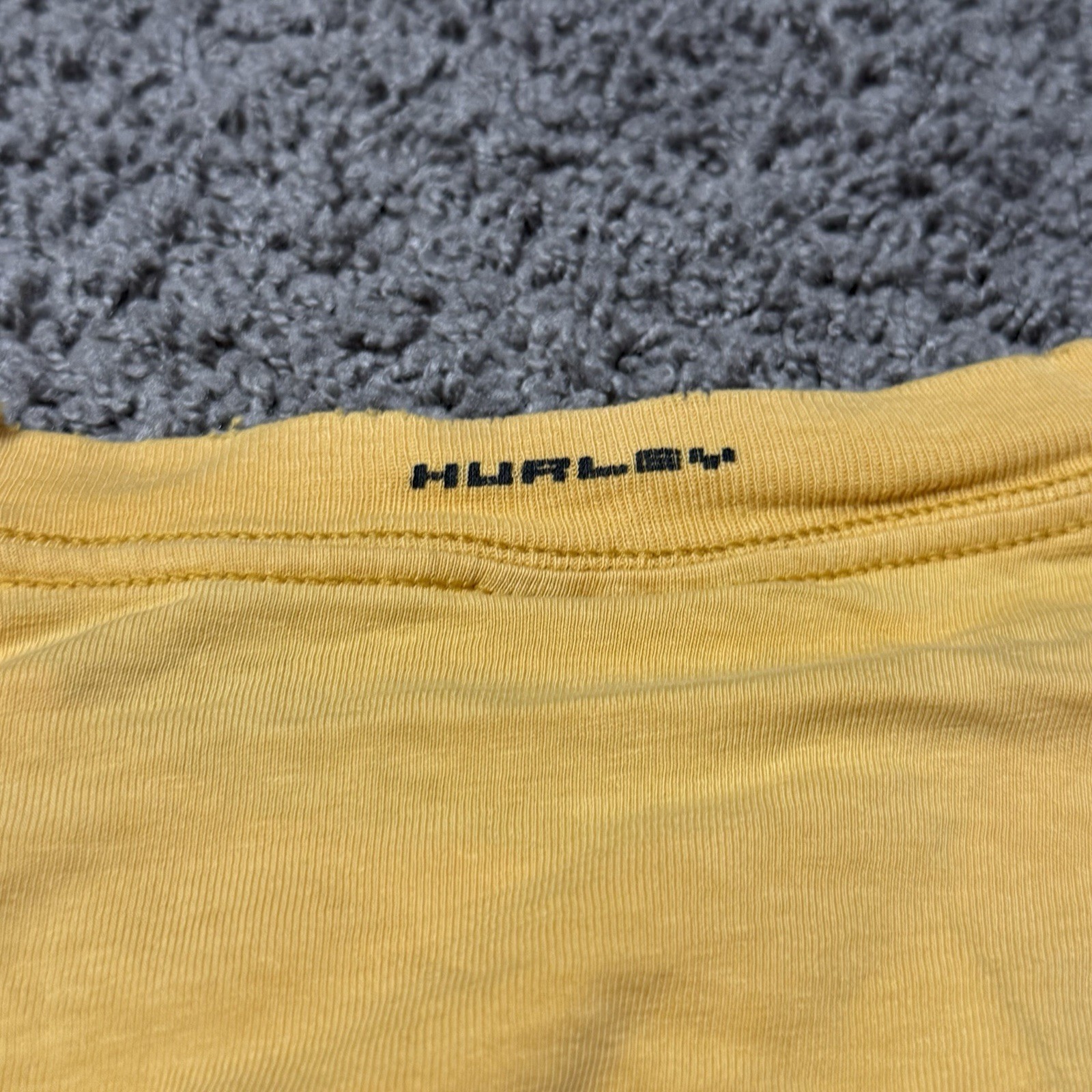 Vtg 90s Hurley USA Made Long Sleeve Shirt MD Blue Surf Skate Movement Internatio gallery