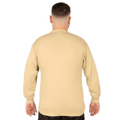 Rothco Desert Sand Long Sleeve Henley T-Shirt 21035 - XL gallery
