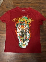 Ed Hardy Men’s T-Shirt Size Medium Dragon Eagle Graphic Tee NWT