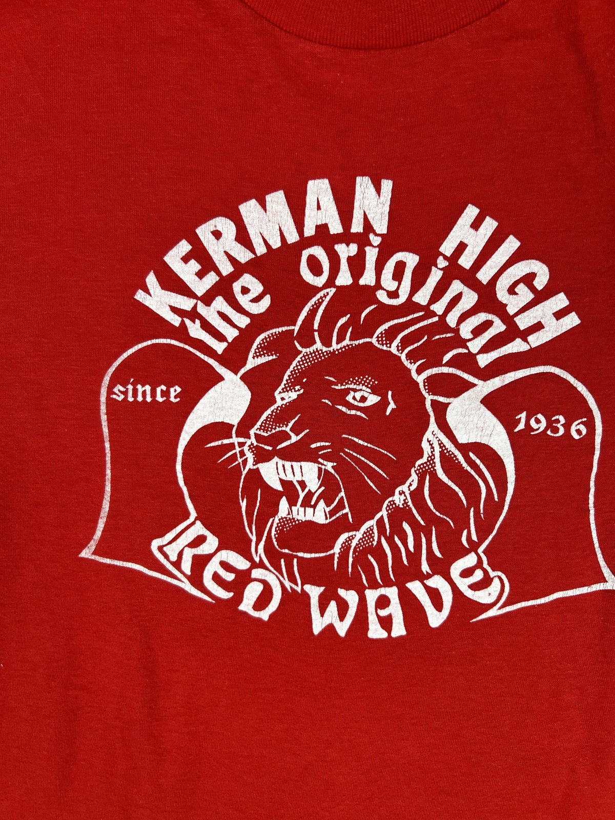 Vintage Kerman High School T-Shirt Size M/L Single Stitch 80s gallery