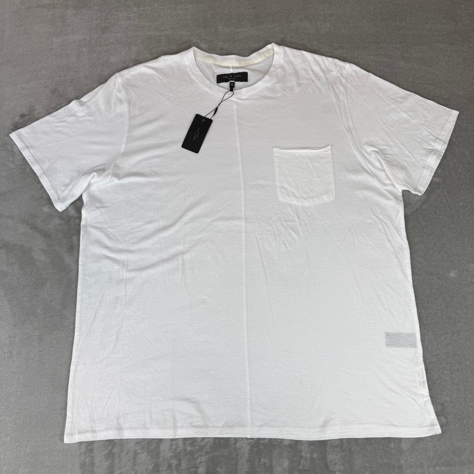 Rag & Bone Vapor Tee T-Shirt Mens XXL White Stretch Pima Cotton $118 New NWT gallery