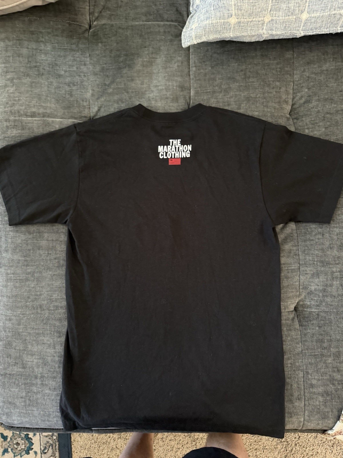 The Marathon Clothing T Shirt Crenshaw Mens Large L Black/Yellow Nipsey Hussle gallery