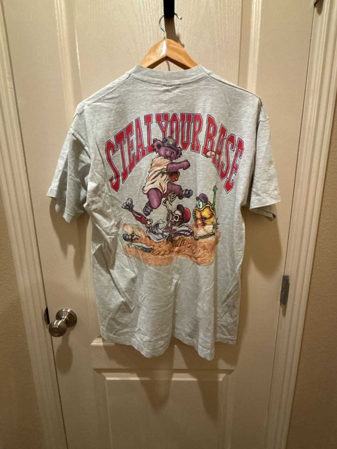 Vintage 1994 Grateful Dead Steal Your Base Baseball T-Shirt Fruit of the Loom gallery