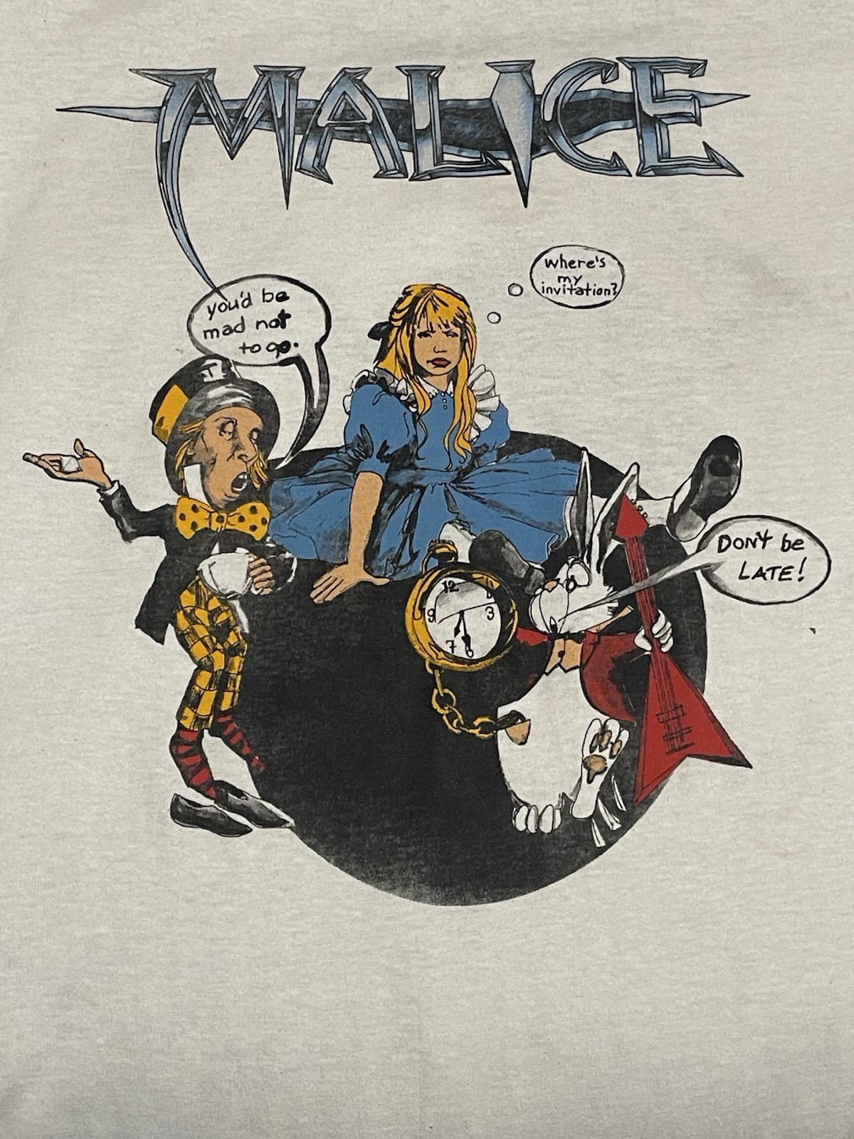 Vintage 1980s Malice Disney inspired graphic Shirt Men's XL Made in USA gallery